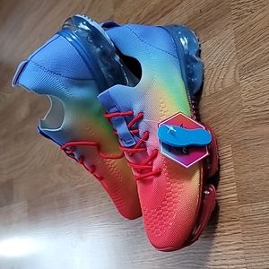 Rainbow Memory Foam Sneakers (brand new)